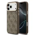 Produktbild: GUESS Case für iPhone 17 Pro Max Goldrahmen Magsafe Handyhülle Cover Braun
