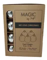 Produktbild: Neu Magic by Inge Glaskugel Silber 8cm 12St. Christbaumkugeln 2.Wahl #