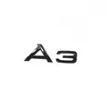 Produktbild: Original Audi A3 Schriftzug schwarz Tuning Exclusive Black Edition Emblem OEM
