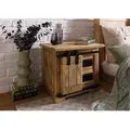 Produktbild: Nachttisch Mango 50x40x45 natur lackiert RAILWAY #1012