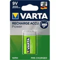 Produktbild: 50X Varta 44036 Ready to Use 9V Block/6HR61 (56722) - 200 mAh - LSD-NiMH Akku (Ready-to-Use), 9 V