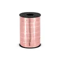 Produktbild: Ballonband Ballonschnur Geschenkband Polyband auf Rolle Metallic rosegold 225m
