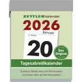 Produktbild: Zettler Tagesabreißkalender M 2026 – Abreißkalender 5 × 7 cm, 1 Tag pro Seite mit Sudoku, Sprüchen, Rätseln & Rezepten auf den Rückseiten, FSC-zertifiziert