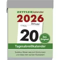 Produktbild: Zettler Tagesabreißkalender M 2026 - Abreißkalender 5 × 7 cm, 1 Tag pro Seite...