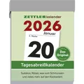 Produktbild: Zettler Tagesabreißkalender M 2026 5,4x7,2 cm Bürokalender 1 Tag auf 1 Seite mit