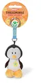 Produktbild: NICI 37389 - Pinguin Talisminis Take it Easy, 7 cm, Bean Bag Schlüsselanhänger, Schwarz