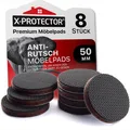 Produktbild: Antirutsch Pads 8 Stück 50 mm - Antirutsch Gummi Selbstklebend - Prämie Rutsc...
