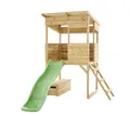Produktbild: Westmann Holz Stelzenhaus Wildnis | Spielhaus mit Rutsche | Natur | 241x167x205 cm