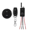 Produktbild: 12v funkschalter kabelloser Lichtschalter DC 5V/12V/24V/48/10A Mini Relais Wi...