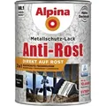 Produktbild: Metallschutz-lack Hammerschlag 2,5 L Schwarz Metallack Schutzlack - Alpina