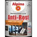 Produktbild: Alpina Anti Rost Metallschutz Lack 3in1 Schutzlack Hammerschlag Schwarz 2,5L