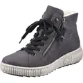 Produktbild: Rieker Damen Stiefelette Boot Hightop Sneaker Warmfutter Reißverschluss Z6611, Größe:42 EU, Farbe:Grau - Grau - 42