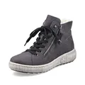 Produktbild: Rieker Damen Low-Top Sneaker Z6611, Frauen Halbschuhe, lose Einlage,schnürschuhe,schnürer,straßenschuhe,Strassenschuhe,grau (45),42 EU / 8 UK