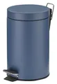 Produktbild: Kela Monaco Kosmetikeimer Mülleimer Treteimer Abfalleimer Metall blau 3 L