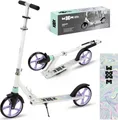 Produktbild: COIL Cityroller, Kinderoller, Scooter, Faltbarer, Kinderscooter, Höhenverstellbar, ABEC-7-Lager, Räder mit 20 cm Durchmesser, klappbares Bein, Fluid