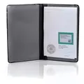 Produktbild: CreativDesign KFZ Schein Schutzhülle PVC 2 Fächer Etui Mappe viele Farben Kartenhülle Fahrzeugschein Hülle Made in Germany … (Schwarz)