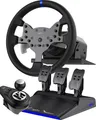 Produktbild: PXN - V99 - Hochwertiges Rennlenkrad - Mit Pedalen und Schalthebel - Force Feedb