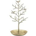 Produktbild: TRIXES Schmuckbaumständer im Gold-Stil – Vintage-Vögel – Hängen Sie Ihren Schmuck auf – Hängender Organizer-Rack-Turm – Präsentationsständer