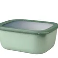 Produktbild: Mepal Multi Bowl Cirqula Rectangular - Mikrowellen Geschir - Geeignet als Luftdichte Aufbewahrungsbox für den Kühlschrank, Mikrowellengeschirr & als Frischhaltedosen - 3000 ml - Nordic sage