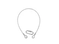 Produktbild: EUROLITE EUROLITE Sicherungsseil B 6x1000mm bis 35kg silber Drahtseil