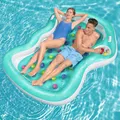 Produktbild: Bestway Luftmatratze Summer Colors 224 x 174 cm Air Mattress für 2 Personen