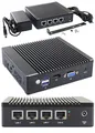 Produktbild: MPC-4LAN-N3700 MiniPC (Intel Pentium N3700, 4X Intel I225-V 2.5GbE LAN) (LÜF
