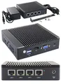 Produktbild: MPC-4LAN-N3700 MiniPC (Intel Pentium N3700, 4x Intel I225-V 2.5GbE LAN) (LÜF
