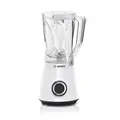Produktbild: Bosch Standmixer Smoothie Maker, 1200 W, 1,5l Tritan-Mixbehälter, weiß, spülmaschinengeeignete Teile, 30.000 U/min, Made in Europe, VitaPower Serie 4, MMB6141W