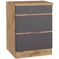Produktbild: Held Küchenunterschrank, Grau, Eiche Wotan, Holzwerkstoff, 3 Schubladen, 60x86x60 cm, Küchen, Küchenmöbel, Küchenschränke, Küchenunterschränke