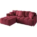 Produktbild: Altdecor Ecksofa, Bordeaux, Textil, 4-Sitzer, Ottomane links, 251x189 cm, Wohnzimmer, Sofas & Couches, Wohnlandschaften, Ecksofas