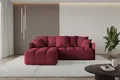 Produktbild: ALTDECOR Ecksofa mit Schlaffunktion und Bettkasten LONLI-L 251x189x68 Bordeauxrot - Corner Sofa Bett Eckcouch Couch L-Form Schlafcouch Ausziehbar Wohnlandschaft Schlafsofa Cauchsofa