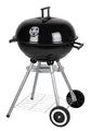 Produktbild: Lone Star BBQ mit Griffen - BBQ Holzkohle mit Deckel und Rädern - Barbecue-Grill mit Aschefang - Ø 45 cm