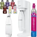 Produktbild: SodaStream Wassersprudler Gaia White + Eine Flasche 1L, Weiß + Bolero - Weiß