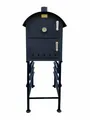 Produktbild: Ramster Holzbackofen Brotbackofen Pizzaofen Flammkuchenofen 60x40 +Untergestell