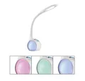 Produktbild: GLOBO LIGHTING LED Schreibtischlampe TARRON, Dimmfunktion, RGB, mehrere Helligkeitsstufen, LED fest integriert, Kaltweiß, Farbwechsel Rot-Grün-Blau, Tischleuchte, Büroleuchte