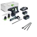 Produktbild: Festool Akku Kombihammer KHC 18 5,0 EBI-Plus 18V 2x Akkupack + Meißelsatz 230mm