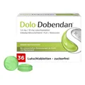 Produktbild: Dolo-Dobendan Halsschmerztabletten 1,4mg/10mg – Schmerzlindernde Lutschtabletten bei Halsschmerzen & schmerzhaften Entzündungen im Mund- & Rachenraum – 1 x 36 Tabletten
