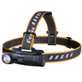Produktbild: Fenix HM61R V2.0 – Stirnlampe mit 1600 lm, Rotlicht, 3400 mAh Akku, Ladekabel