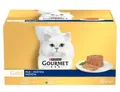 Produktbild: PURINA GOURMET Gold Mousse Nassfutter mit Huhn, Thunfisch, Pute Katzen 48x85g