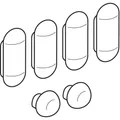 Produktbild: Geberit GE Set Puffer für WC-Sitz 598111000