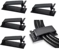 Produktbild: ® 50 Stück Stark Selbstklebende kabelmanagement Kabel Organizer Kabel Clips f...