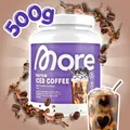 Produktbild: MORE Protein Iced Coffee Dark Cookie Crumble Proteinpulver mit Molkenprotein