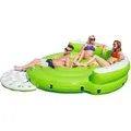 Produktbild: Kick Back Aufblasbare Matratze Inselform Xl Größe 275x255x65 Cm Mit 5 Sitzen, Rückenlehne Und 5 Untersetzern - Bestway