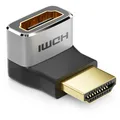 Produktbild: HDMI Adapter Stecker Verbinder 270° Gewinkelt ALU 8K@60Hz 4K@120Hz ARC HDR10+