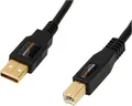 Produktbild: Amazon Basics USB-2.0-Kabel kompatible mit Drucker, Typ A auf Typ B, mit