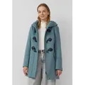 Produktbild: s.Oliver Wintermantel Outdoor-Mantel Taillierter Dufflecoat aus Wollmix blau M (38)