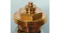 Produktbild: Heizungsventiladapter für Gampper M20 (6) bis 10 mm Tiefe (Messing)