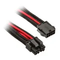 Produktbild: Silverstone EPS 8-Pin zu EPS/ATX 4+4-Pin Kabel, 300mm - schwarz/