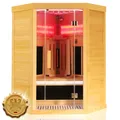 Produktbild: Infrarotkabine Infrarotsauna Wärmekabine Sauna Saunakabine 2 Person Vollspektrum