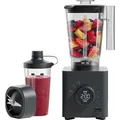 Produktbild: Chefman Obliterator 1.2L Standmixer für Smoothies, 1380W Motor zum Zerkleinern von Eis, Nüssen und gefrorenen Früchten mit Edelstahlklinge, Auto Blend Funktion, inkl. 600ml Reisebehälter - Midnight